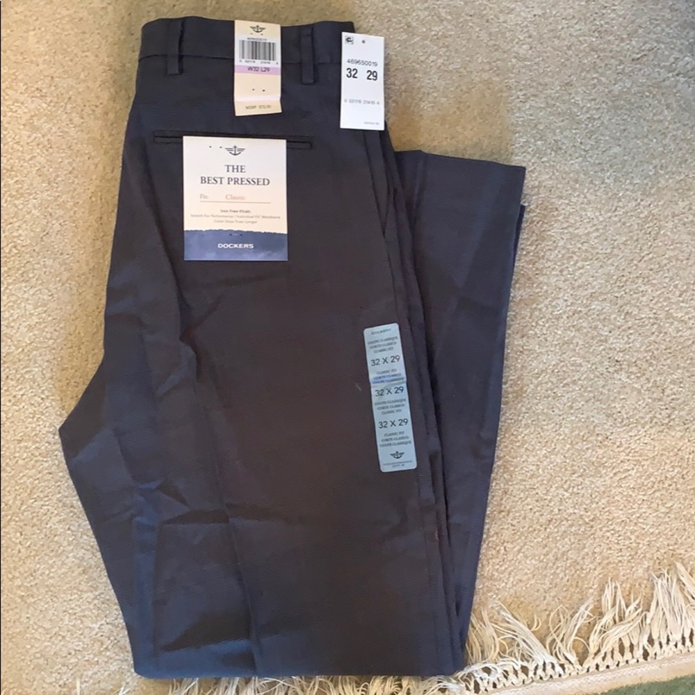 Dockers classic fit pants, brand new with tags